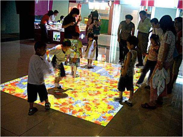 地面互動投影游戲