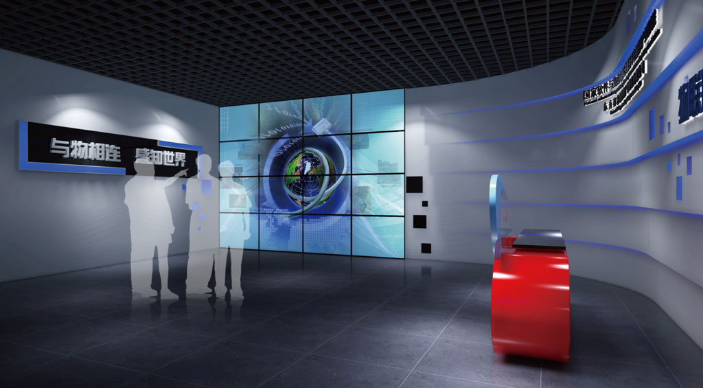 鹽城物聯(lián)網(wǎng)主題數(shù)字體驗(yàn)館設(shè)計(jì)效果圖-液晶拼接屏